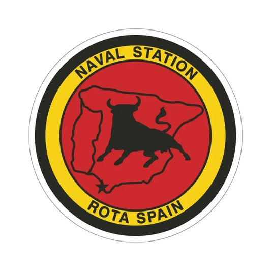 Naval Station Rota Spain (U.S. Navy) STICKER Vinyl Die-Cut Decal 6 Inch - The Sticker Space