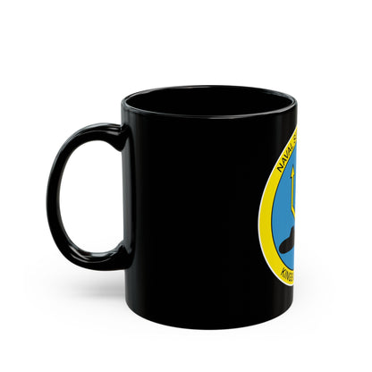 Naval Submarine Base Kings Bay Georgia (U.S. Navy) Black Coffee Mug-The Sticker Space