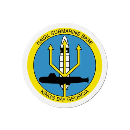 Naval Submarine Base Kings Bay Georgia (U.S. Navy) Refrigerator Magnet 2 Inch - The Sticker Space