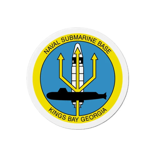 Naval Submarine Base Kings Bay Georgia (U.S. Navy) Refrigerator Magnet 2 Inch - The Sticker Space
