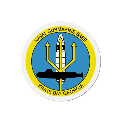 Naval Submarine Base Kings Bay Georgia (U.S. Navy) Refrigerator Magnet - The Sticker Space