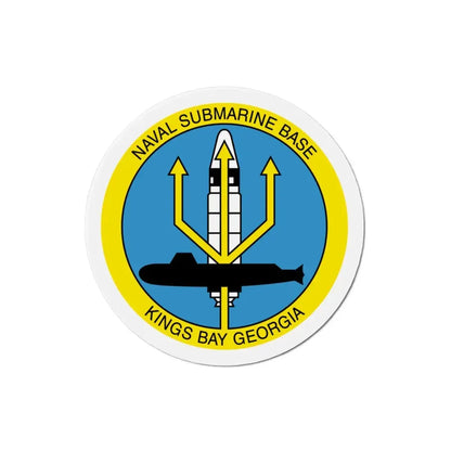 Naval Submarine Base Kings Bay Georgia (U.S. Navy) Refrigerator Magnet - The Sticker Space