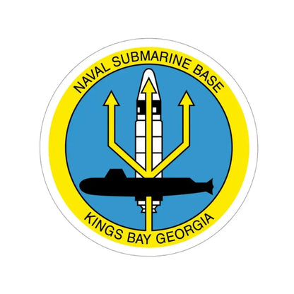 Naval Submarine Base Kings Bay Georgia (U.S. Navy) STICKER Vinyl Die-Cut Decal 3 Inch - The Sticker Space