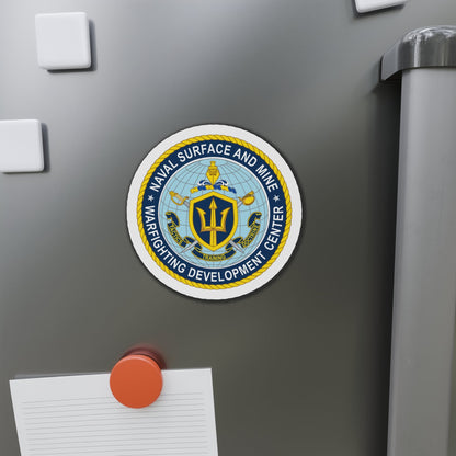 Naval Surface & Mine Warfighting Dev Center (U.S. Navy) Die-Cut Magnet-The Sticker Space