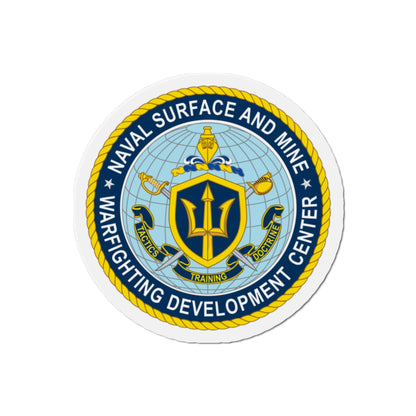 Naval Surface & Mine Warfighting Dev Center (U.S. Navy) Die-Cut Magnet-2" x 2"-The Sticker Space