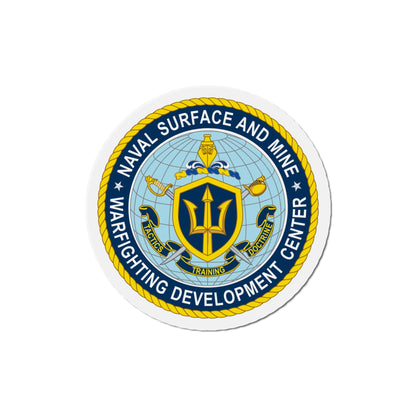 Naval Surface & Mine Warfighting Dev Center (U.S. Navy) Die-Cut Magnet-6 × 6"-The Sticker Space