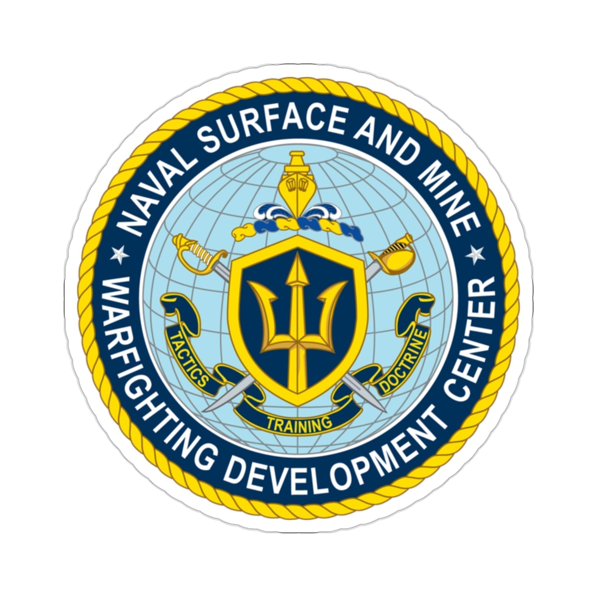 Naval Surface & Mine Warfighting Dev Center (U.S. Navy) STICKER Vinyl Die-Cut Decal-2 Inch-The Sticker Space