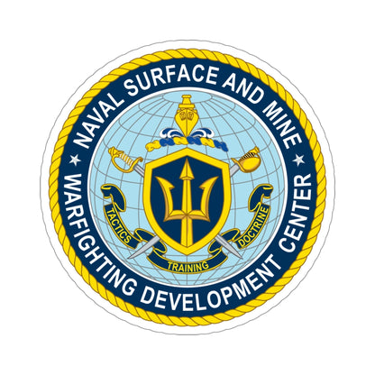 Naval Surface & Mine Warfighting Dev Center (U.S. Navy) STICKER Vinyl Die-Cut Decal-4 Inch-The Sticker Space