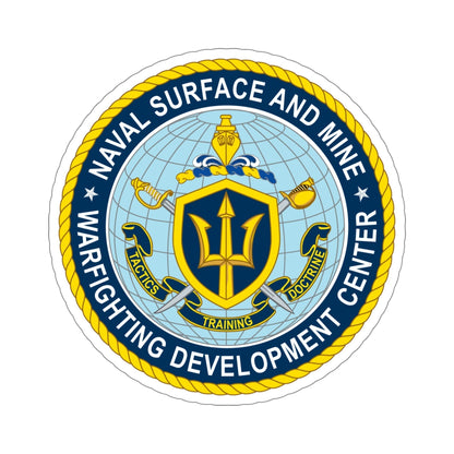 Naval Surface & Mine Warfighting Dev Center (U.S. Navy) STICKER Vinyl Die-Cut Decal-5 Inch-The Sticker Space