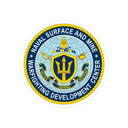 Naval Surface & Mine Warfighting Dev Center (U.S. Navy) Transparent STICKER Die-Cut Vinyl Decal-2 Inch-The Sticker Space