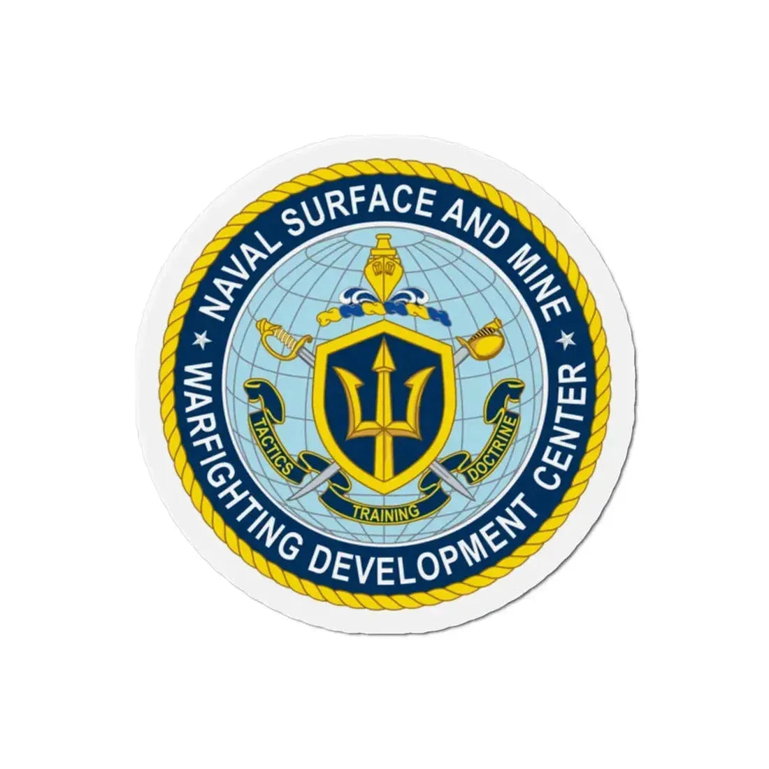 Naval Surface & Mine Warfighting Dev Center (U.S. Navy) Refrigerator Magnet 2 Inch - The Sticker Space