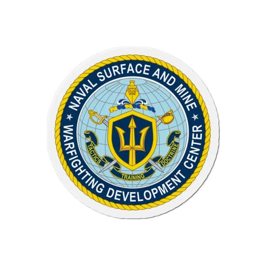 Naval Surface & Mine Warfighting Dev Center (U.S. Navy) Refrigerator Magnet 2 Inch - The Sticker Space