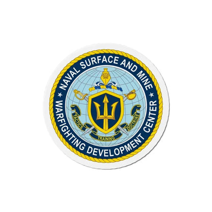 Naval Surface & Mine Warfighting Dev Center (U.S. Navy) Refrigerator Magnet 5 Inch - The Sticker Space