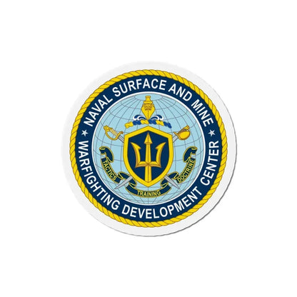 Naval Surface & Mine Warfighting Dev Center (U.S. Navy) Refrigerator Magnet 6 Inch - The Sticker Space