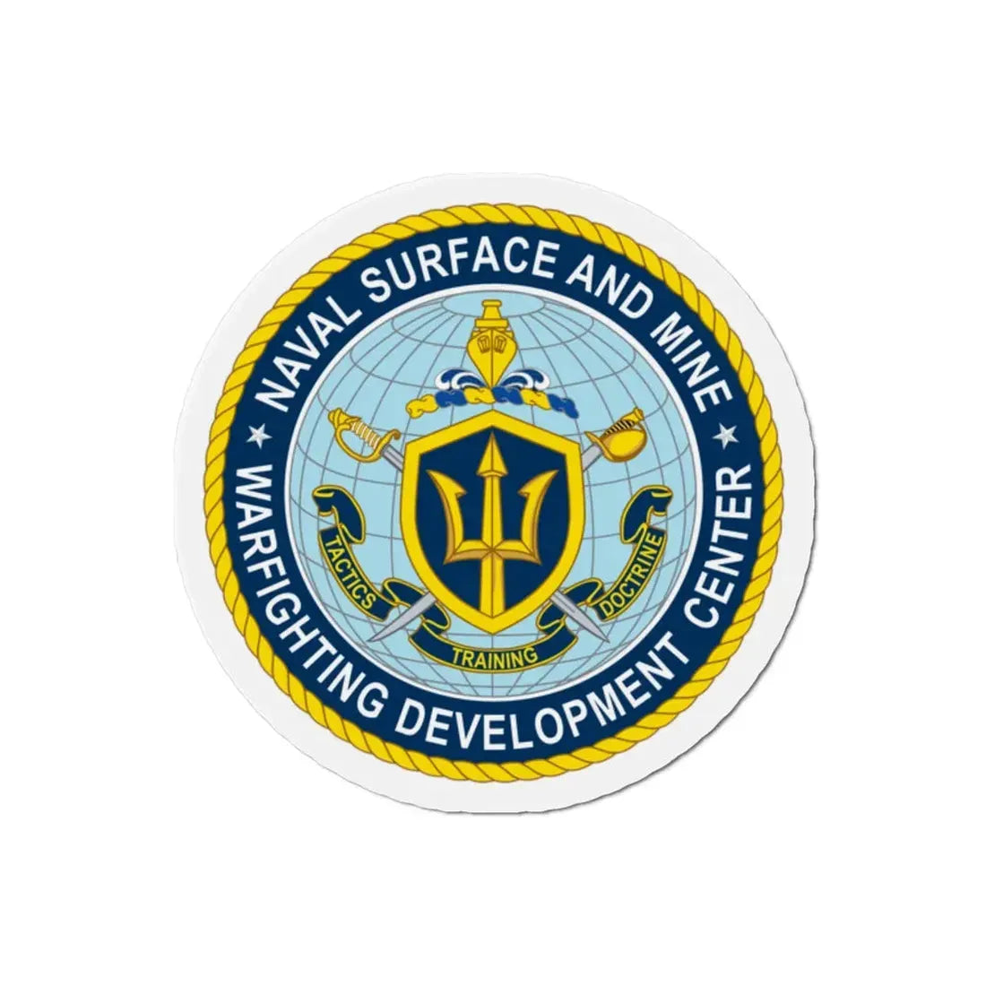 Naval Surface & Mine Warfighting Dev Center (U.S. Navy) Refrigerator Magnet - The Sticker Space