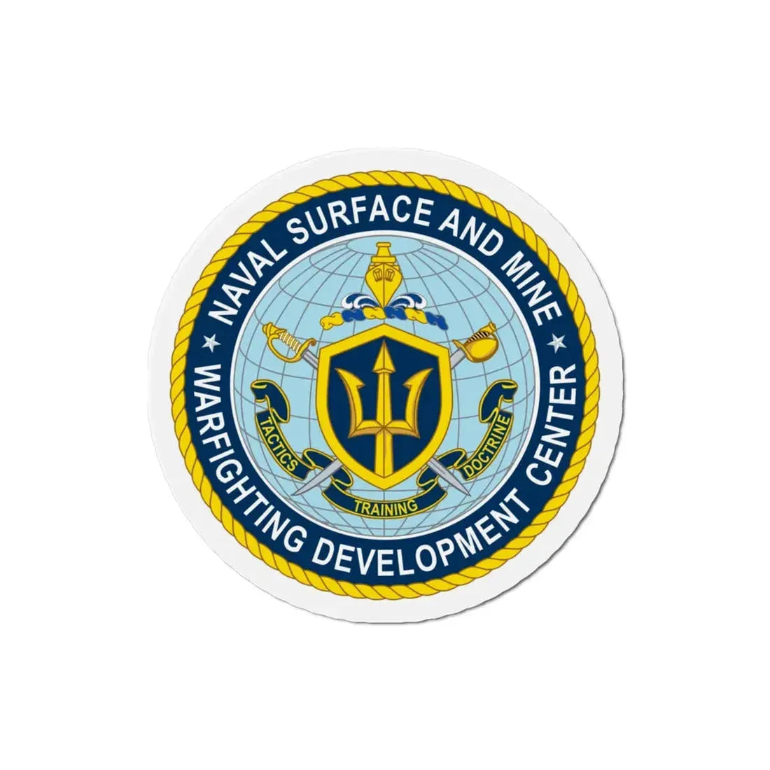 Naval Surface & Mine Warfighting Dev Center (U.S. Navy) Refrigerator Magnet - The Sticker Space