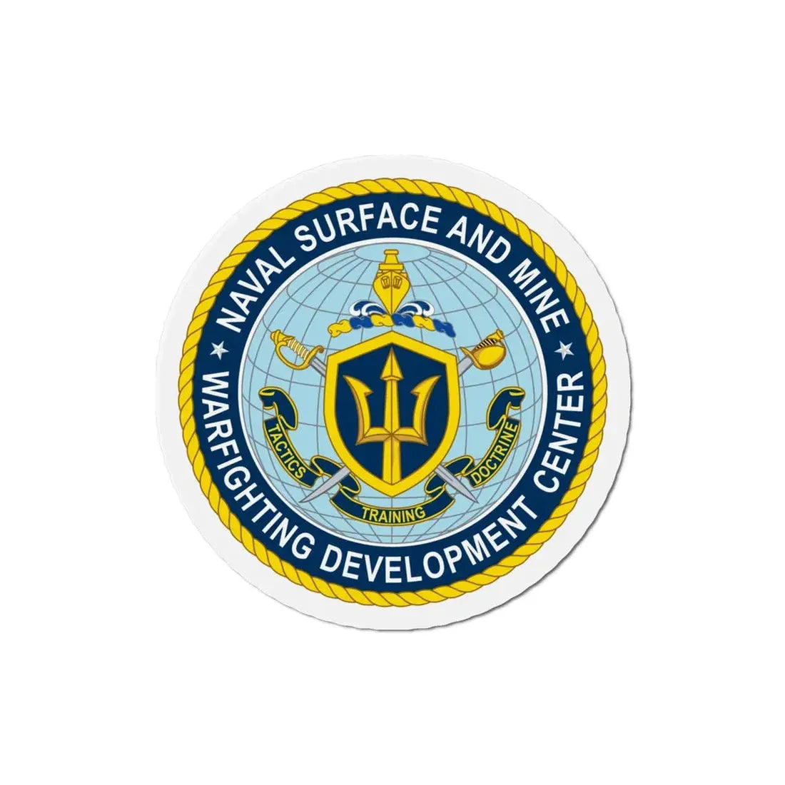 Naval Surface & Mine Warfighting Dev Center (U.S. Navy) Refrigerator Magnet - The Sticker Space