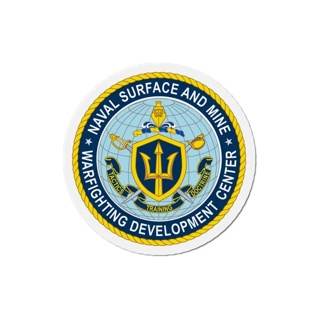 Naval Surface & Mine Warfighting Dev Center (U.S. Navy) Refrigerator Magnet - The Sticker Space