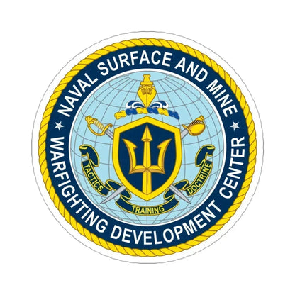 Naval Surface & Mine Warfighting Dev Center (U.S. Navy) STICKER Vinyl Die-Cut Decal 3 Inch - The Sticker Space