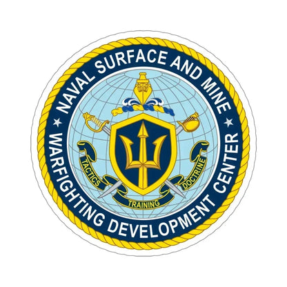 Naval Surface & Mine Warfighting Dev Center (U.S. Navy) STICKER Vinyl Die-Cut Decal 5 Inch - The Sticker Space