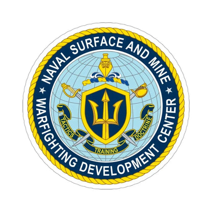 Naval Surface & Mine Warfighting Dev Center (U.S. Navy) STICKER Vinyl Die-Cut Decal - The Sticker Space