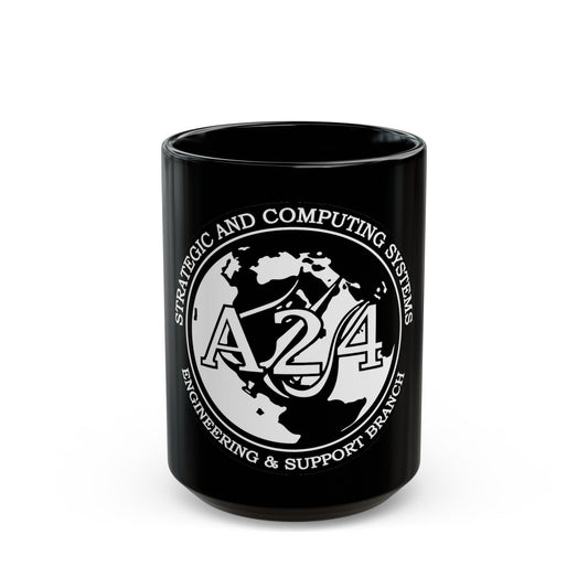 Naval Surface Warefare Ctr (U.S. Navy) Black Coffee Mug-15oz-The Sticker Space