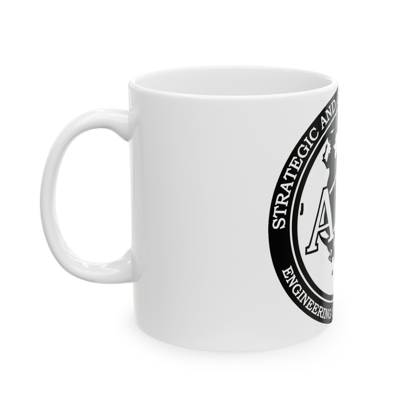 Naval Surface Warefare Ctr (U.S. Navy) White Coffee Mug-The Sticker Space