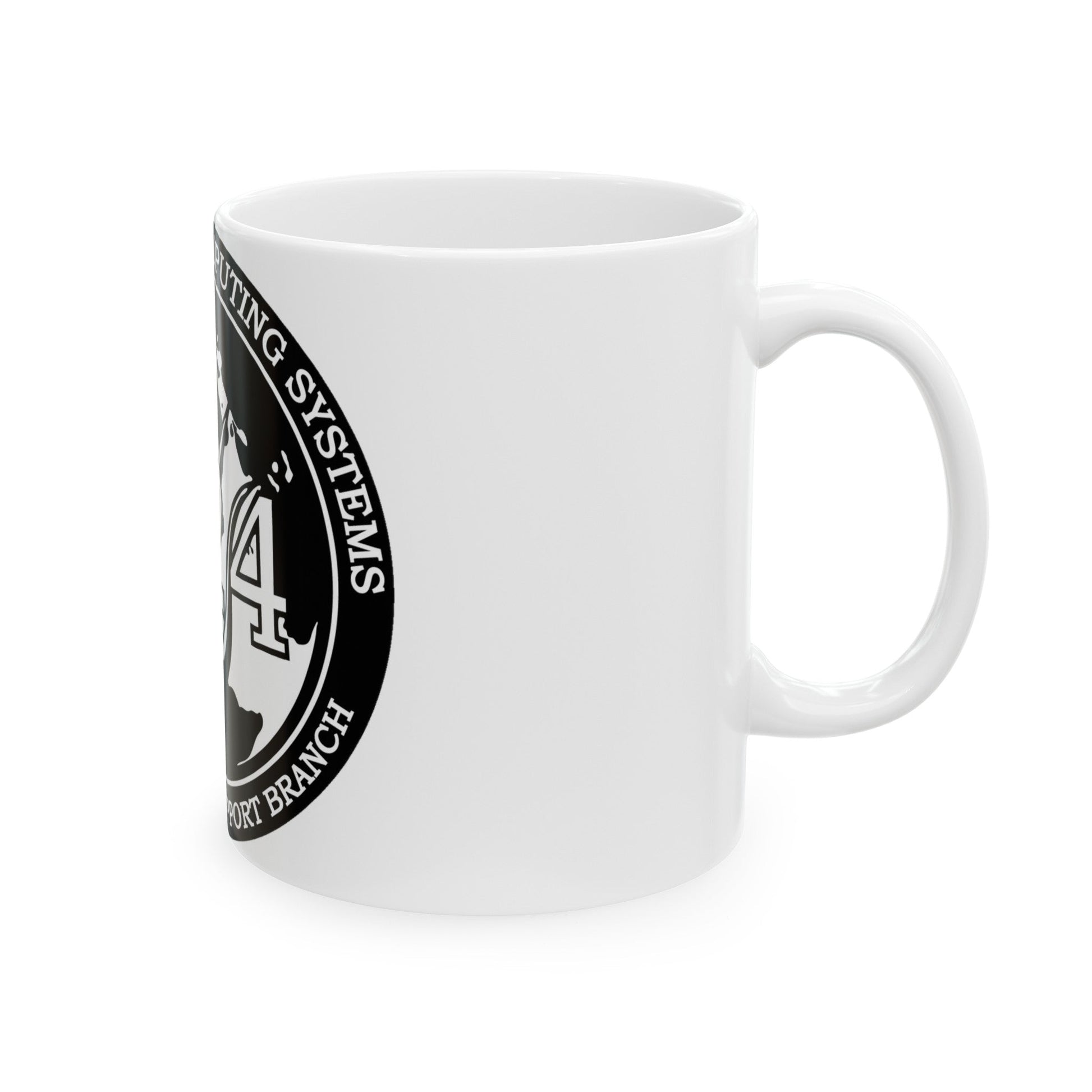 Naval Surface Warefare Ctr (U.S. Navy) White Coffee Mug-The Sticker Space