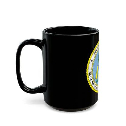 Naval Weapon Station Charleston SC (U.S. Navy) Black Coffee Mug-The Sticker Space