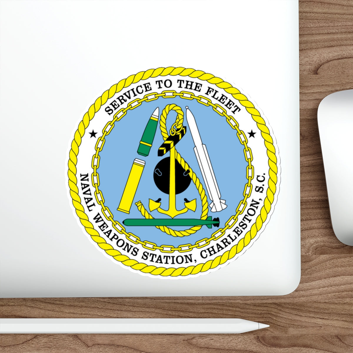 Naval Weapon Station Charleston SC (U.S. Navy) STICKER Vinyl Die-Cut Decal-The Sticker Space