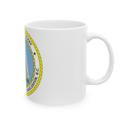 Naval Weapon Station Charleston SC (U.S. Navy) White Coffee Mug-The Sticker Space