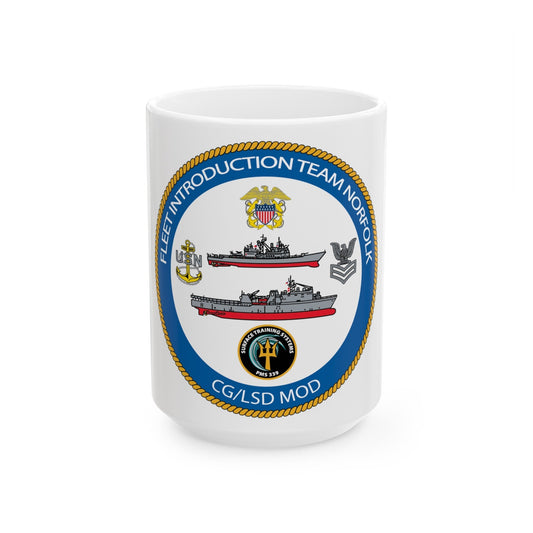 NAVSEA Fit Norfolk (U.S. Navy) White Coffee Mug-15oz-The Sticker Space