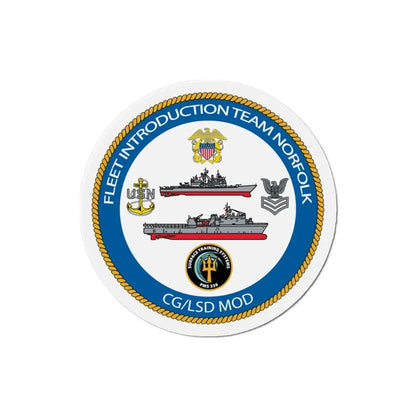 NAVSEA Fit Norfolk (U.S. Navy) Refrigerator Magnet - The Sticker Space