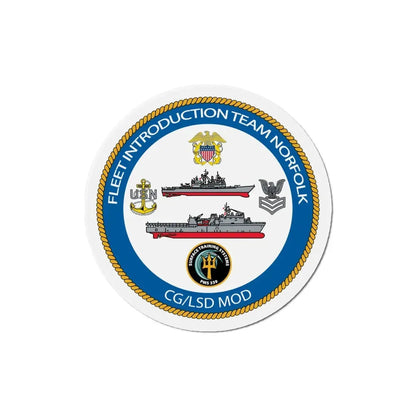 NAVSEA Fit Norfolk (U.S. Navy) Refrigerator Magnet - The Sticker Space