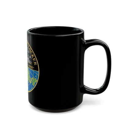 NAVWAR Goat Locker (U.S. Navy) Black Coffee Mug-The Sticker Space