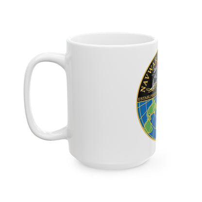 NAVWAR Goat Locker (U.S. Navy) White Coffee Mug-The Sticker Space