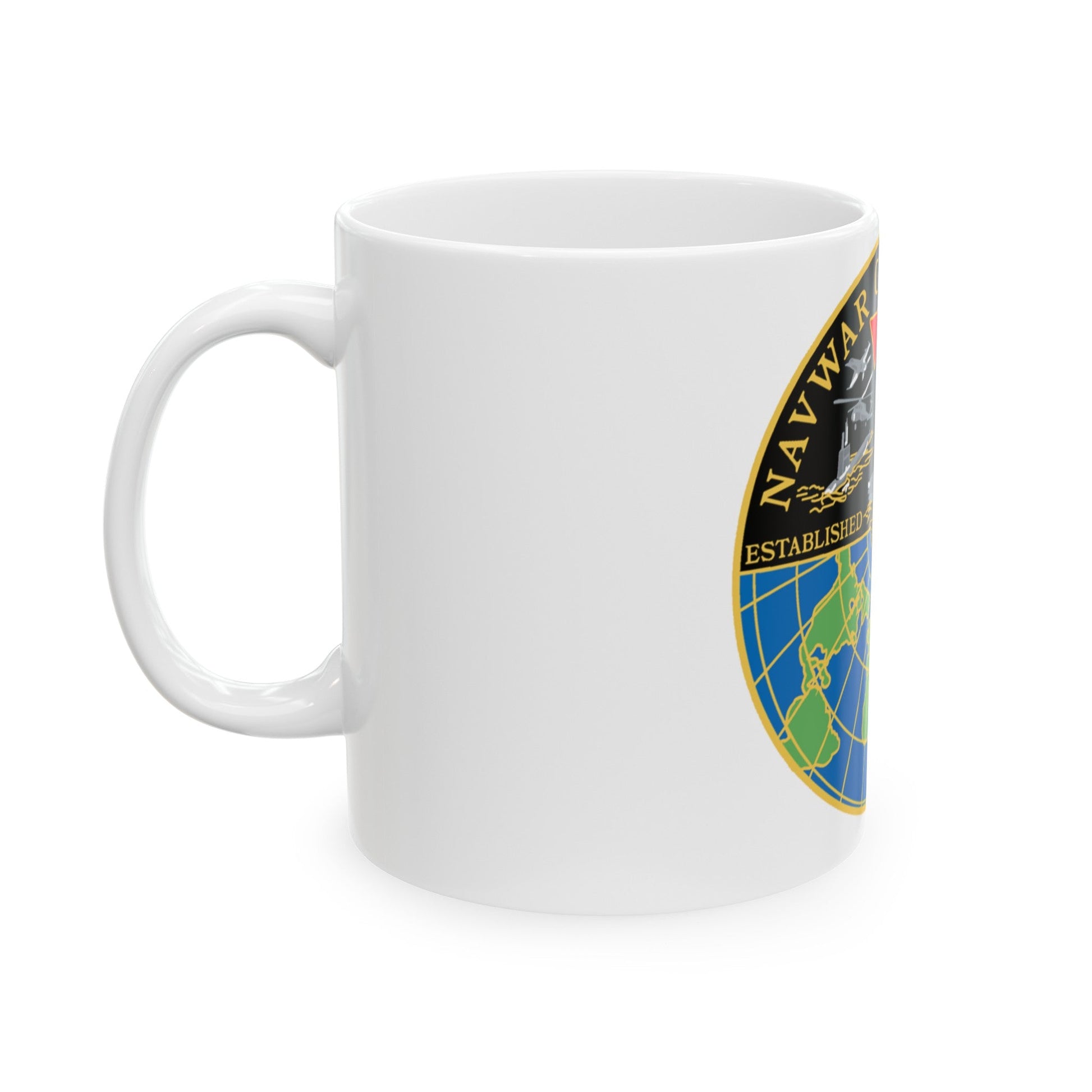 NAVWAR Goat Locker (U.S. Navy) White Coffee Mug-The Sticker Space