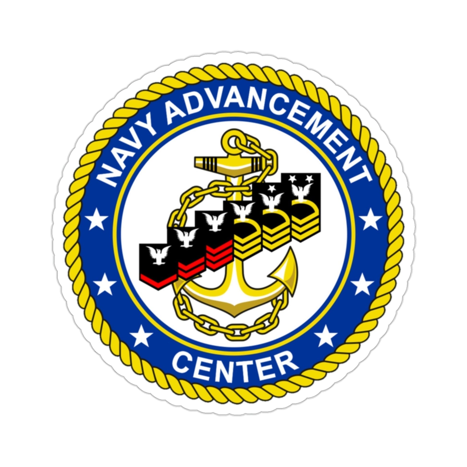 Navy Advancement Center NAC (U.S. Navy) STICKER Vinyl Die-Cut Decal-2 Inch-The Sticker Space