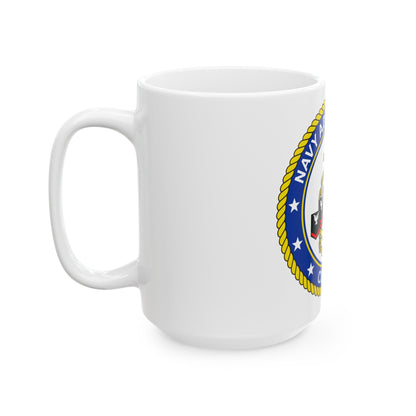 Navy Advancement Center NAC (U.S. Navy) White Coffee Mug-The Sticker Space