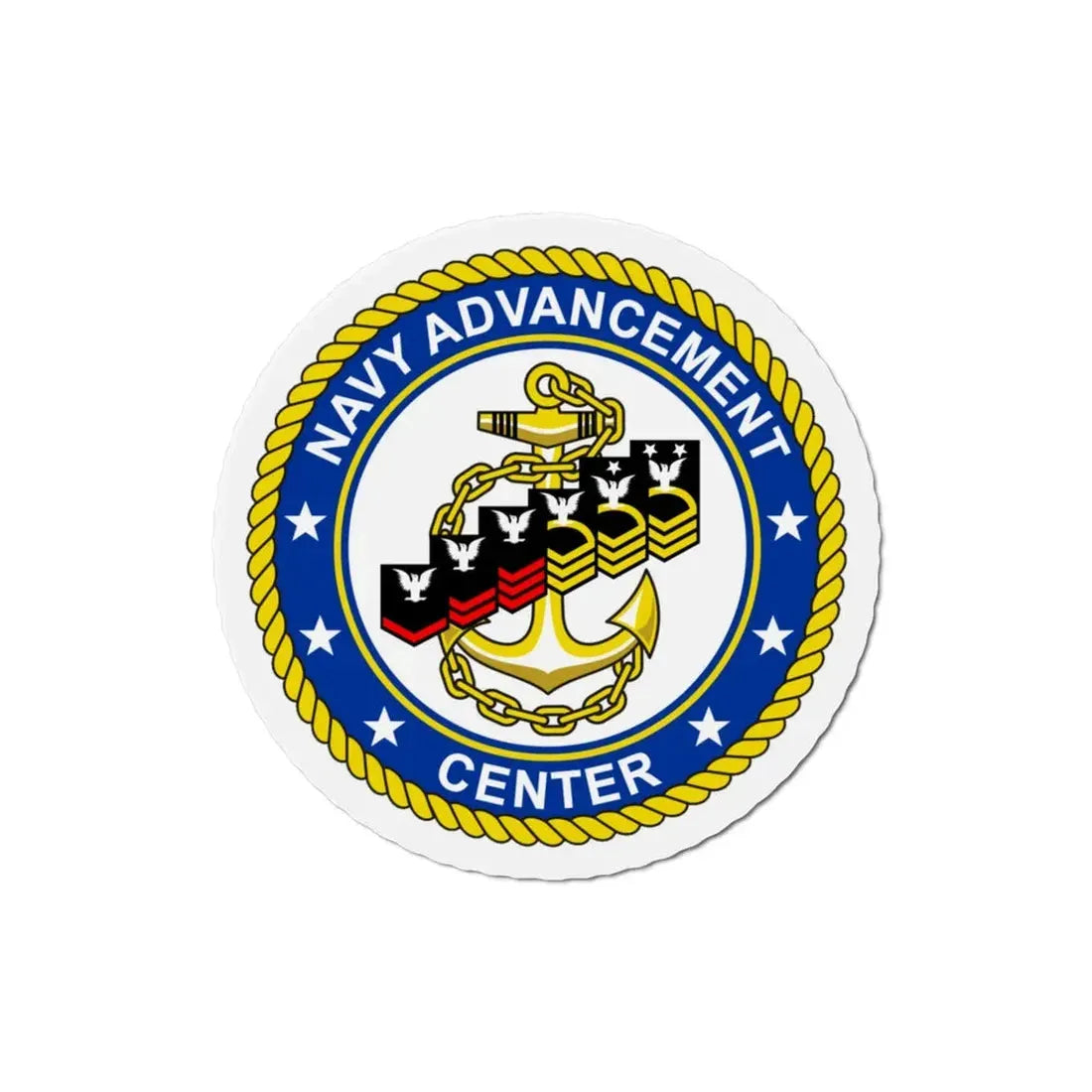 Navy Advancement Center NAC (U.S. Navy) Refrigerator Magnet - The Sticker Space