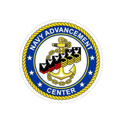 Navy Advancement Center NAC (U.S. Navy) Transparent STICKER Die-Cut Vinyl Decal - The Sticker Space