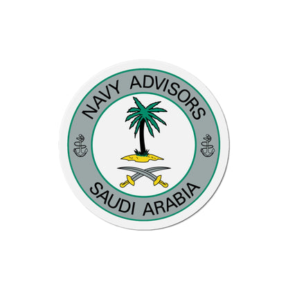 Navy Advisors Saudi Arabia (U.S. Navy) Die-Cut Magnet-4" x 4"-The Sticker Space