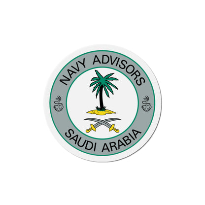 Navy Advisors Saudi Arabia (U.S. Navy) Die-Cut Magnet-6 × 6"-The Sticker Space