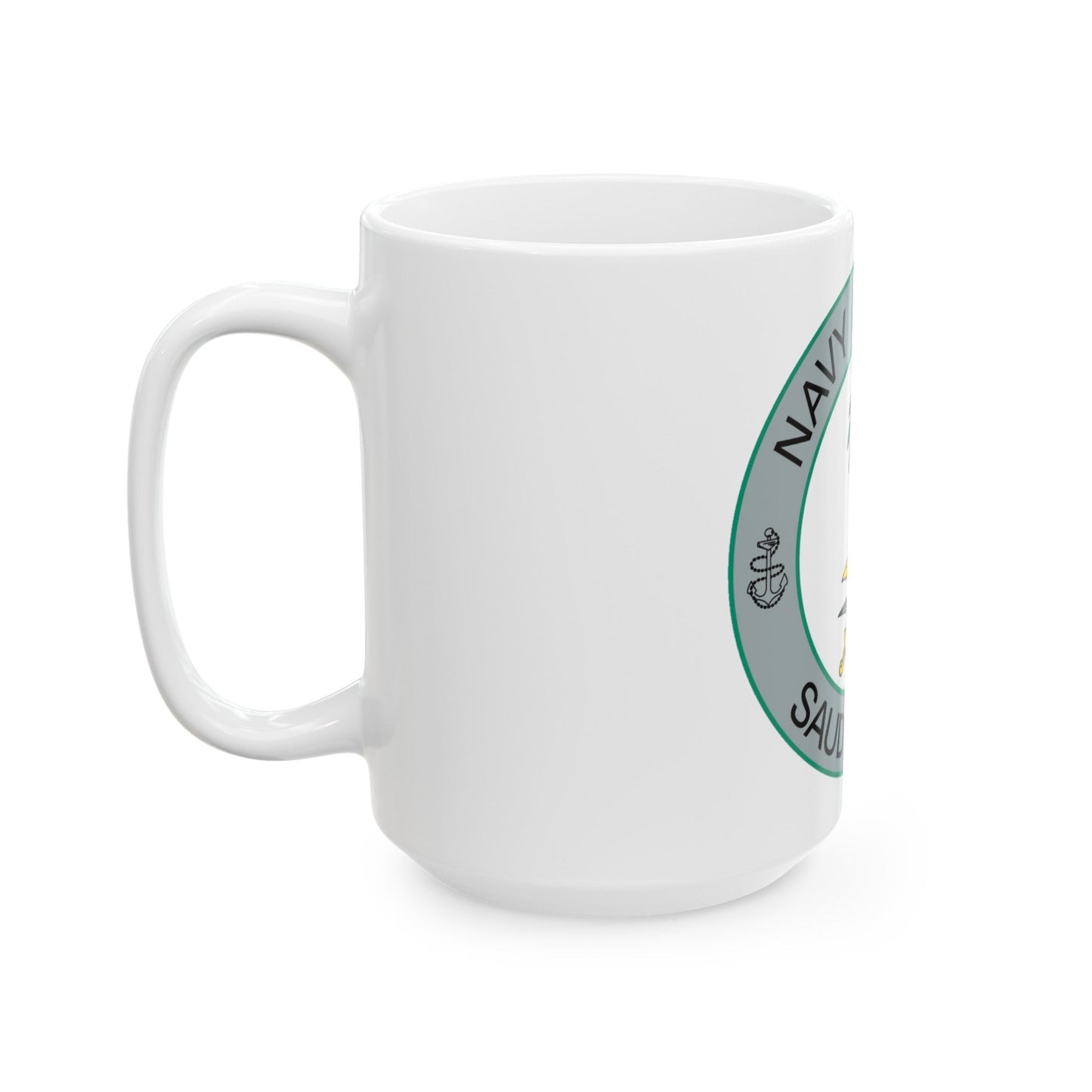 Navy Advisors Saudi Arabia (U.S. Navy) White Coffee Mug-The Sticker Space