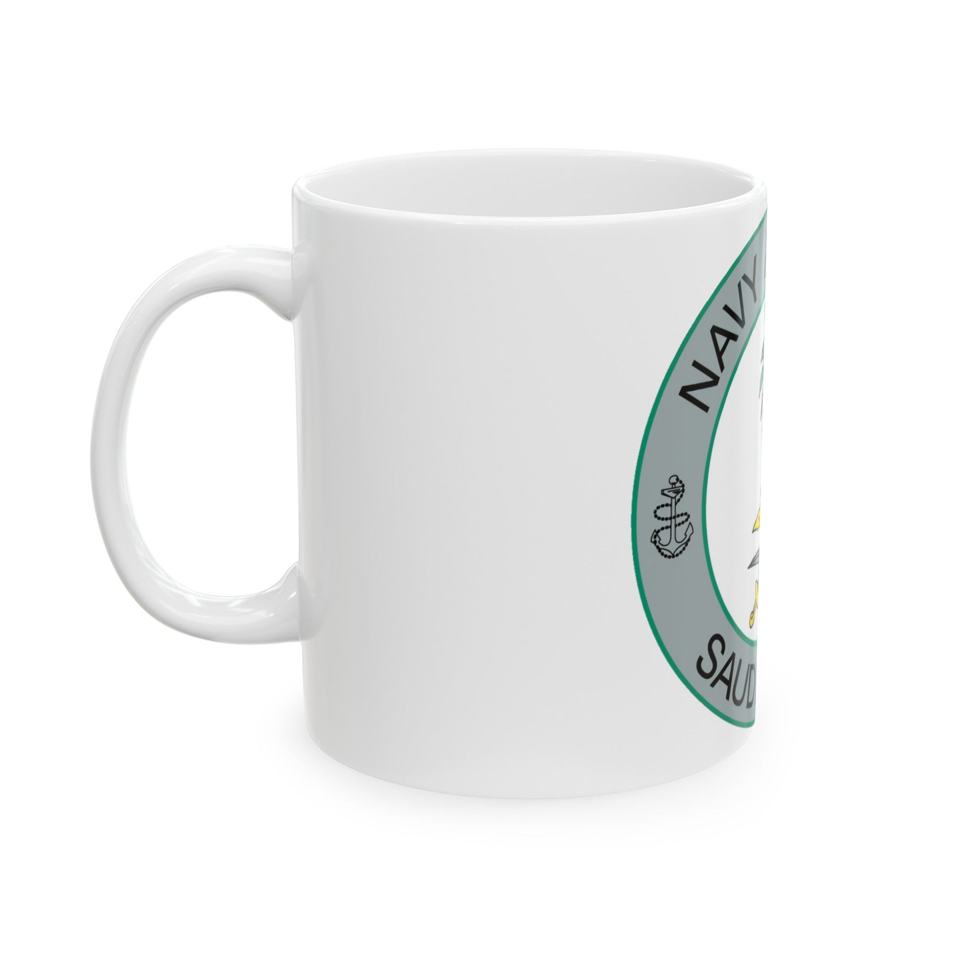 Navy Advisors Saudi Arabia (U.S. Navy) White Coffee Mug-The Sticker Space