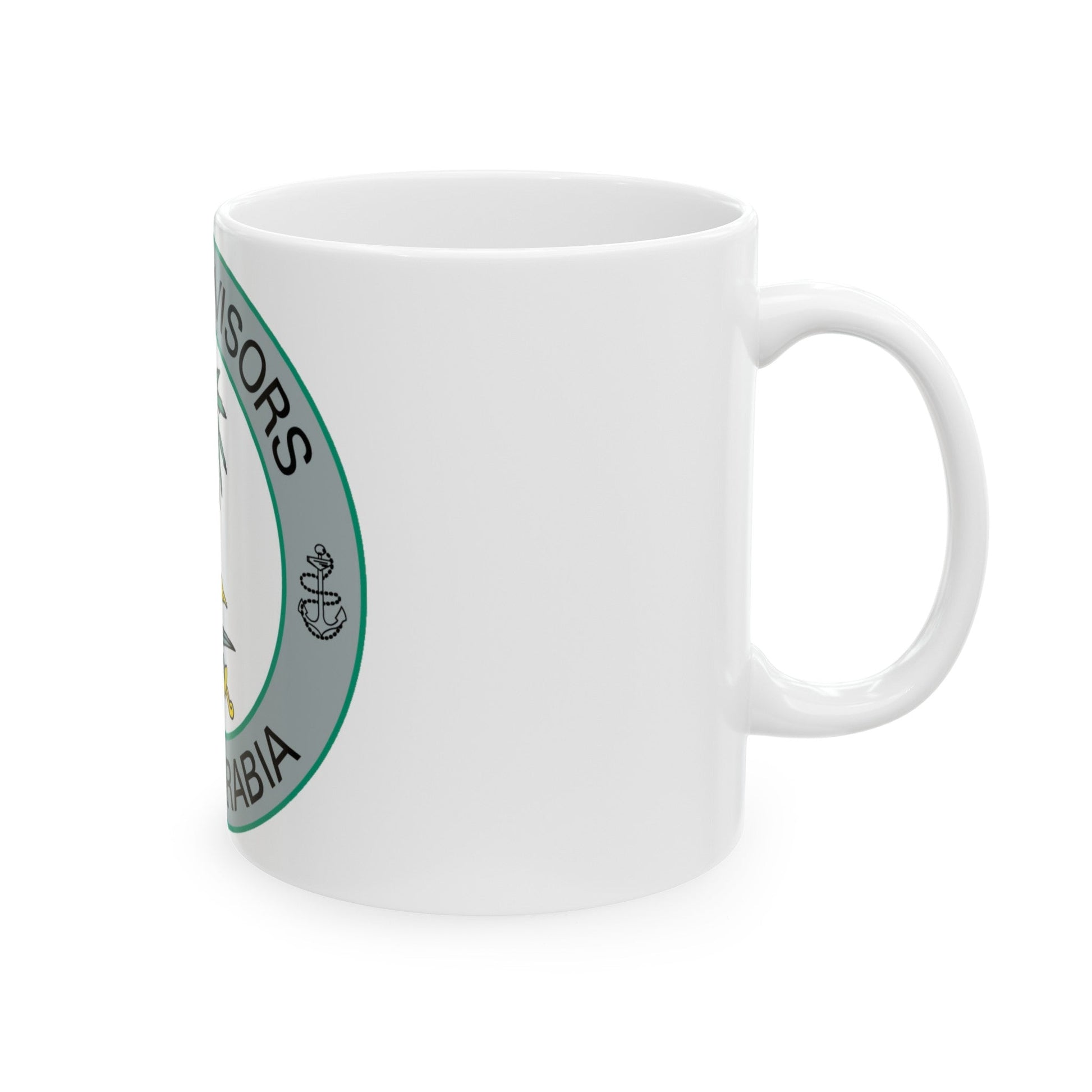 Navy Advisors Saudi Arabia (U.S. Navy) White Coffee Mug-The Sticker Space