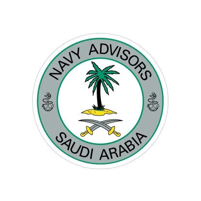 Navy Advisors Saudi Arabia (U.S. Navy) Transparent STICKER Die-Cut Vinyl Decal 6 Inch Transparent - The Sticker Space