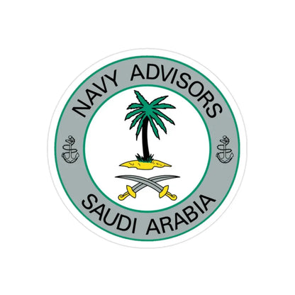 Navy Advisors Saudi Arabia (U.S. Navy) Transparent STICKER Die-Cut Vinyl Decal - The Sticker Space