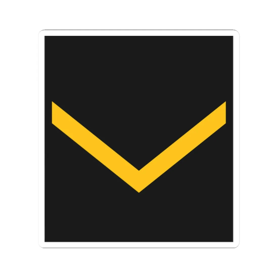 Navy ALB OR 5 (Albania) (Military Rank) STICKER Vinyl Kiss-Cut Decal 2 Inch White - The Sticker Space