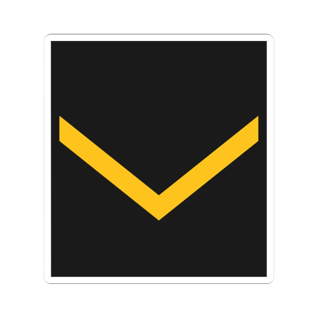 Navy ALB OR 5 (Albania) (Military Rank) STICKER Vinyl Kiss-Cut Decal 3 Inch White - The Sticker Space